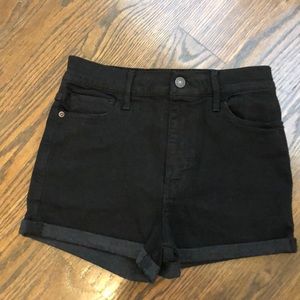 Barely Worn Black High Waisted Shorts